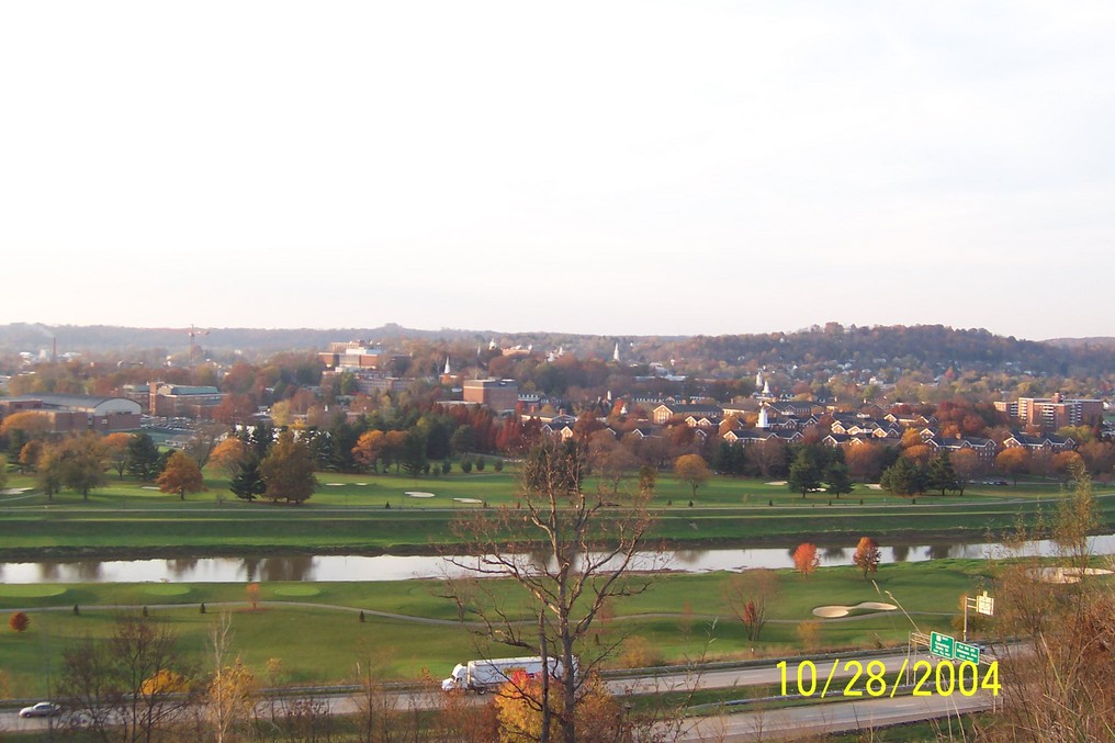 Athens, OH: This is a shot taken from a apartment complex overlooking the city