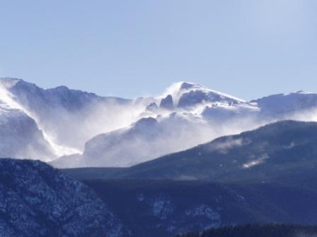 Estes Park, CO: Longs Peak from Trail Ridge RMNP