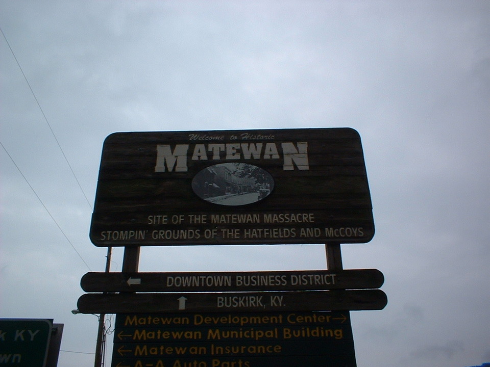 Matewan, WV: Matewan Welcome Sign