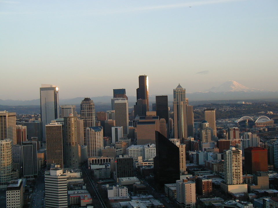 Seattle, WA: Downtown Seattle from the Space Needle