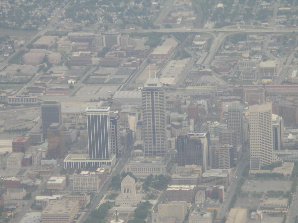 Indianapolis, IN: Downtown; BankOne building