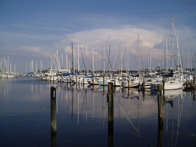 St. Petersburg, FL: Marina in St. Petersburg on Tampa Bay