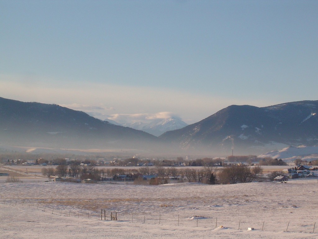 Livingston, MT: overlooking Livingston from Willow Creek