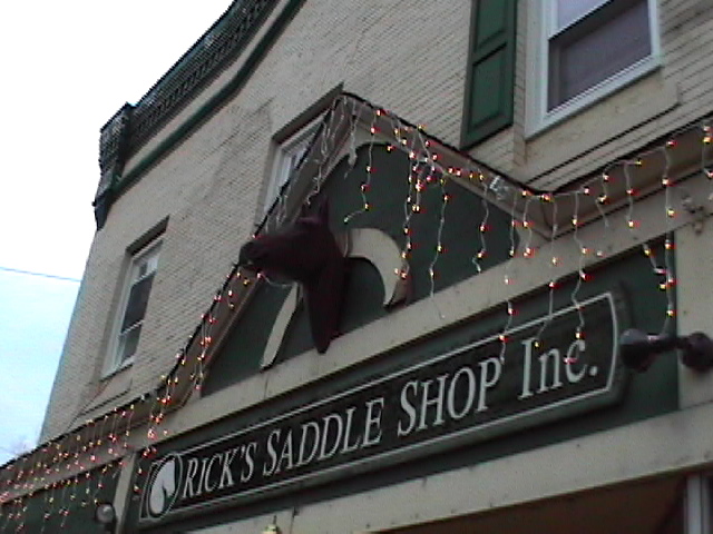 Englishtown, NJ: Ricks Saddle Shop on Main Street in Englishtown