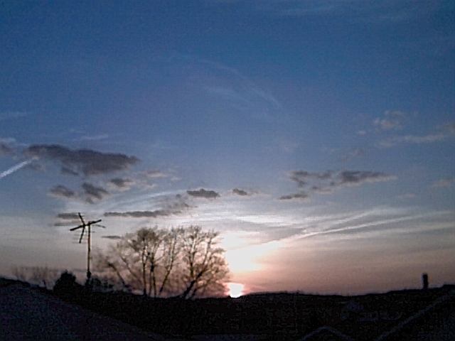 Saltsburg, PA: A sunset from Saltsburg's horizon.