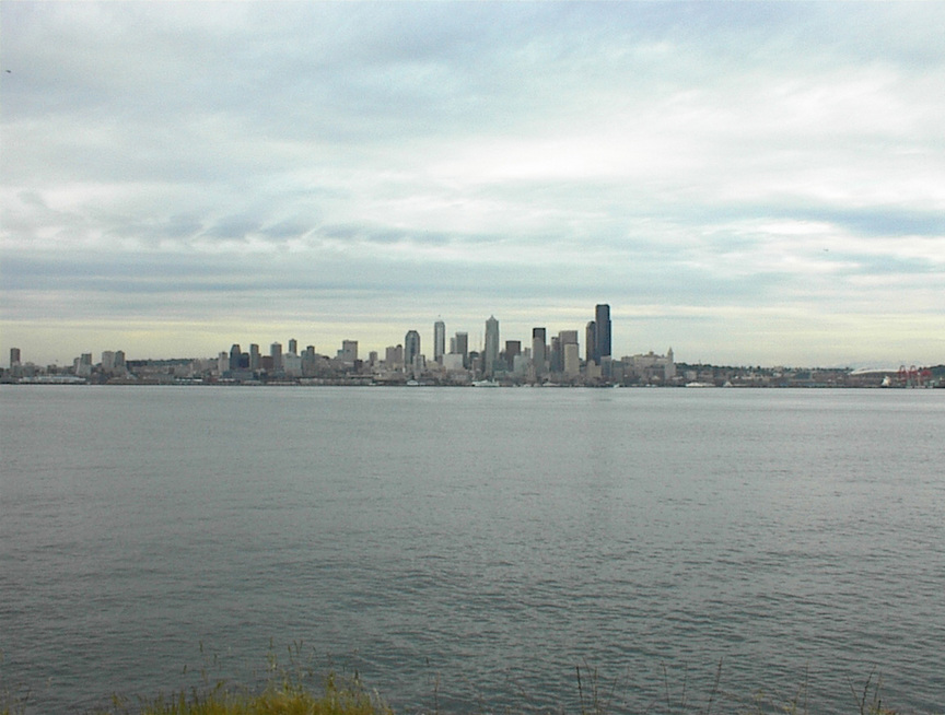 Seattle, WA: Downtown from Alki (West Seattle)