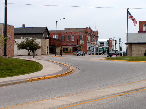 Galesville, WI: CITY HALL ON MAIN STREET