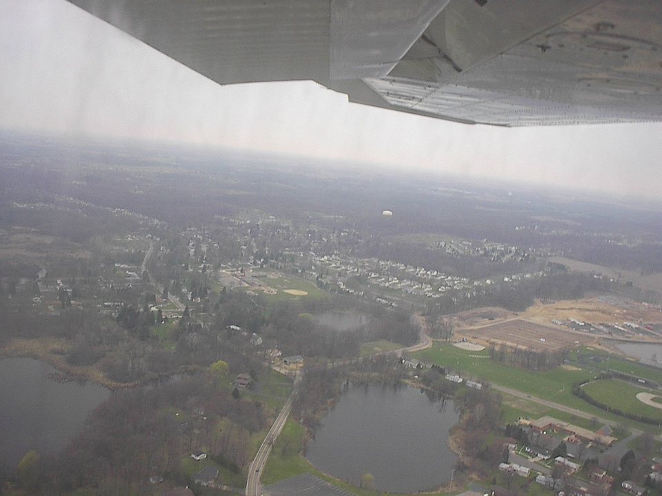 Battle Creek, MI: Arial photo coming into Duncan Aviation at Kellogg Airfield in Battle Creek, MI.