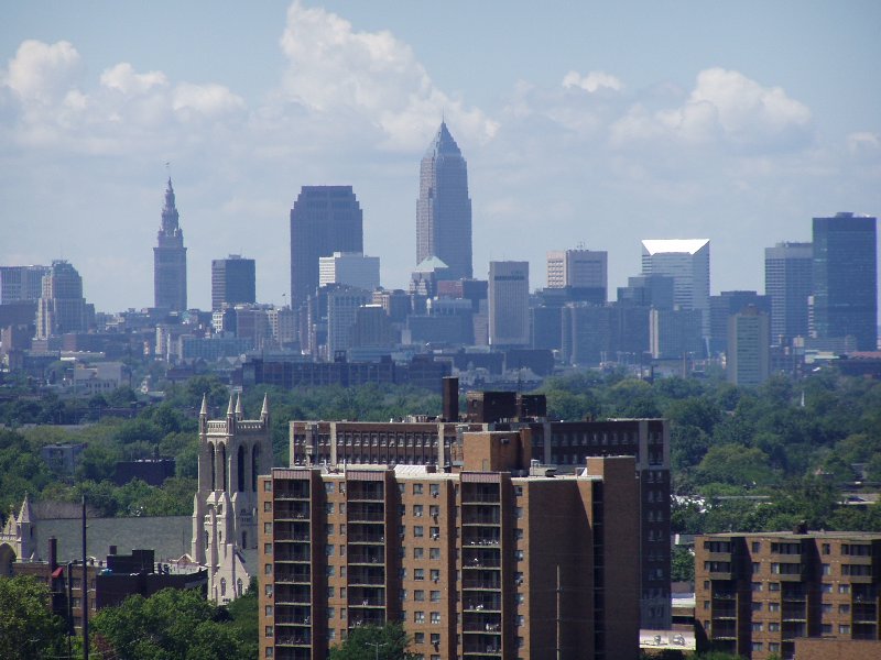 Cleveland, OH: skyline from murray hill