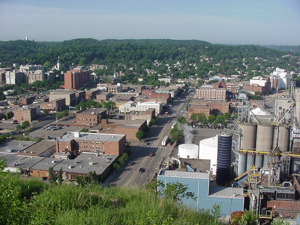 Red Wing, MN: Red Wing Down Town View west