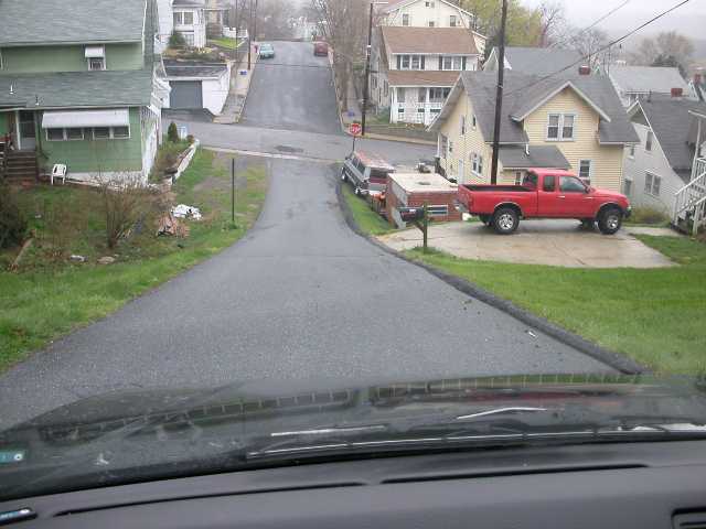 Brunswick, MD: Some streets in Brunswick are very steep