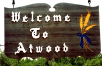 Atwood, KS: The Sign going into Atwood from the East