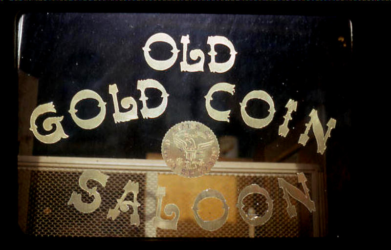 Central City, CO: Window of Saloon in Central City