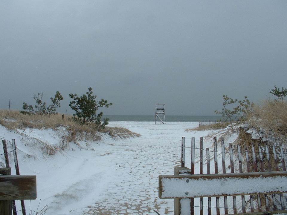 West Yarmouth, MA: The Lonely Beach...2-13-15 Would make a great Postcard