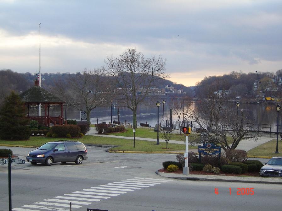 Norwich, CT City and the River photo, picture, image (Connecticut) at