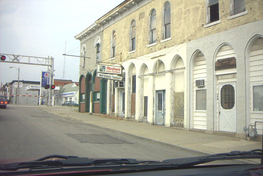 Dunkirk, IN: Old Watson's Sporting Goods store
