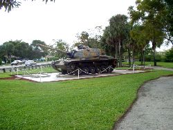 Oakland Park, FL: Tank at Veterans park Oakland Park Florida