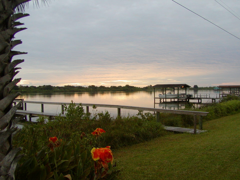 Edgewater, FL: Along Riverside Drive in Edgewater at Sunrise