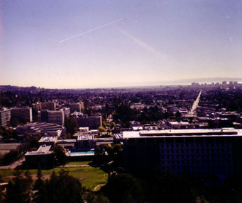 Berkeley, CA: View from the Campanile on the University of California campus.