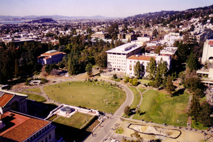 Berkeley, CA : View from the Campanile on the University of California ...
