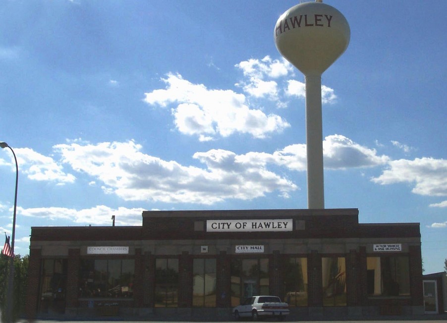 Hawley, MN City Hall, Hawley Minnesota 2004 photo, picture, image