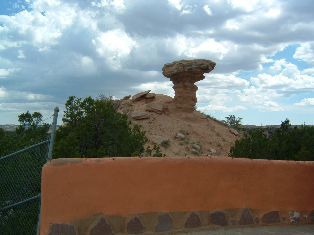 Santa Fe, NM: Camel Rock, several miles north of Santa Fe