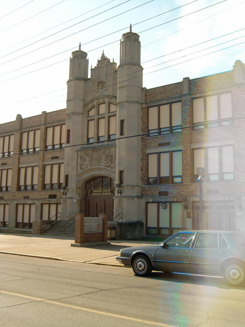 Beaver Falls, PA: Orig. Beaver Falls High School taken 2003