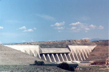 Pueblo West, CO: Dam at Lake Pueblo, Pueblo West, Colorado
