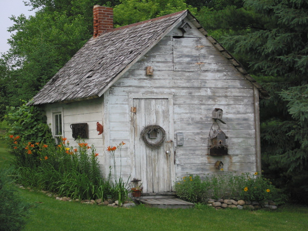 Koshkonong, WI: Old outbuilding on our property (built 1890s) in the heart of the Koshkonong valley