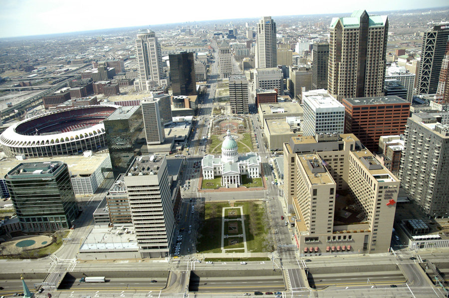 St. Louis, MO: From the arch, what a view!
