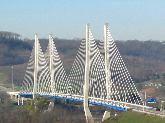 Maysville, KY: new bridge in maysville 2003