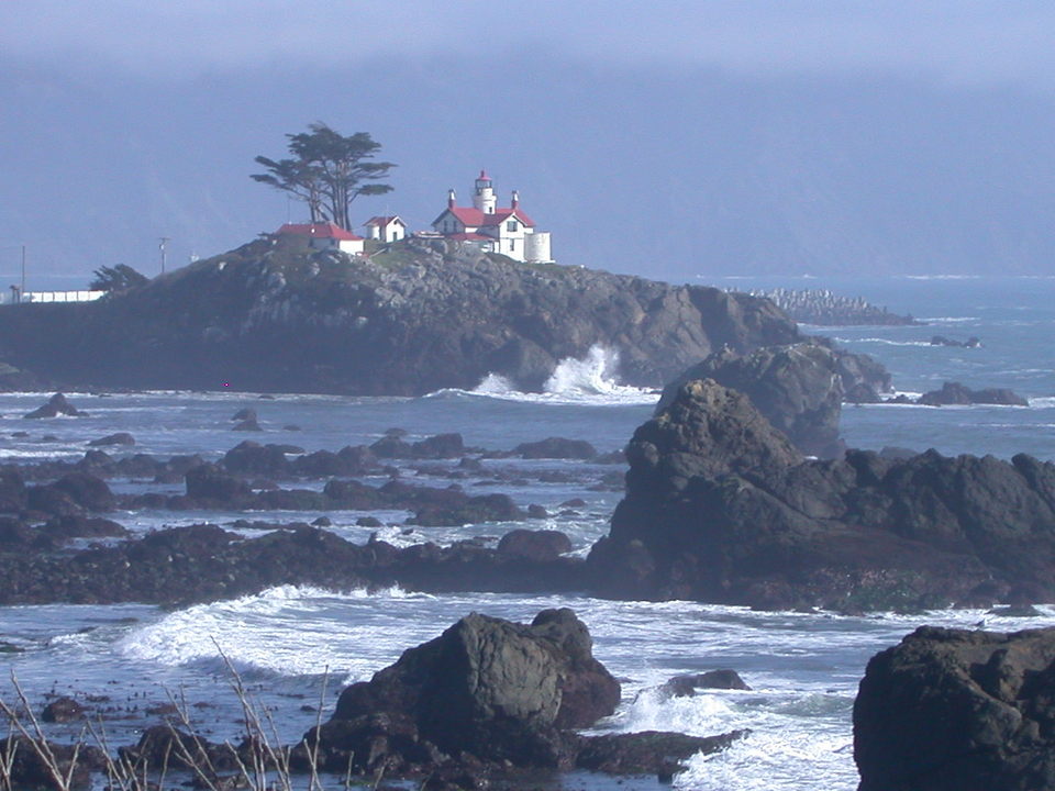 Crescent City, CA: Overlooking the light house