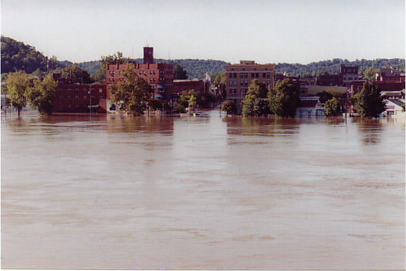 Marietta, OH: Sometimes we get high water in our beautiful little town!