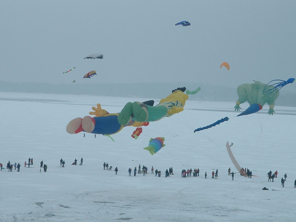Madison, WI Kites on ice festival in Madison photo, picture, image