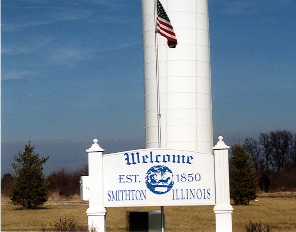 Smithton, IL: Sign Coming into Smithton