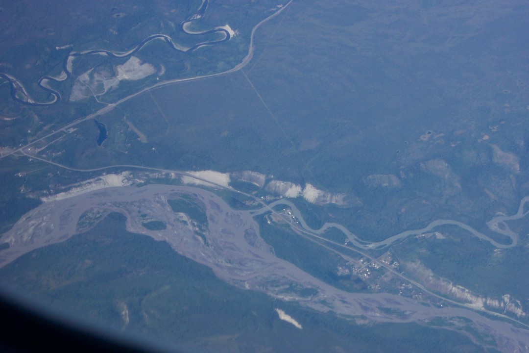 Gakona, AK: Aerial View of Gakona, Alaska