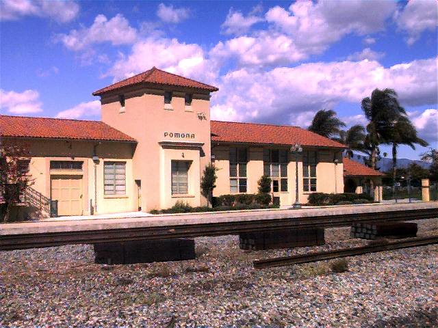 Pomona, CA: The train station in Pomona