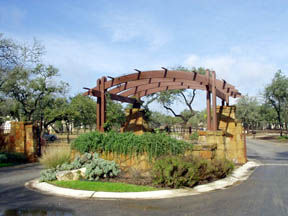 Garden Ridge, TX: Subdivision Entrance
