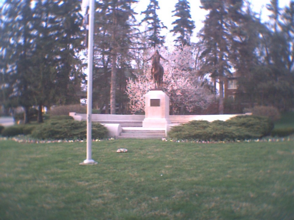 Muncie, IN: Statue "Appeal to the Great Spirit "