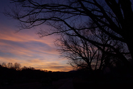 Townsend, TN: Sunset in Townsend