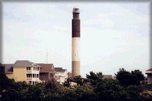 Caswell Beach, NC: Oak Island Lighthouse, owned by Town of Caswell Beach