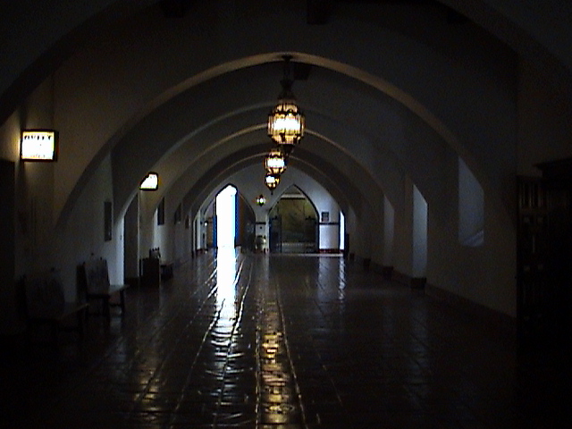 Santa Barbara, CA: Santa Barbara County Courthouse hallway 2