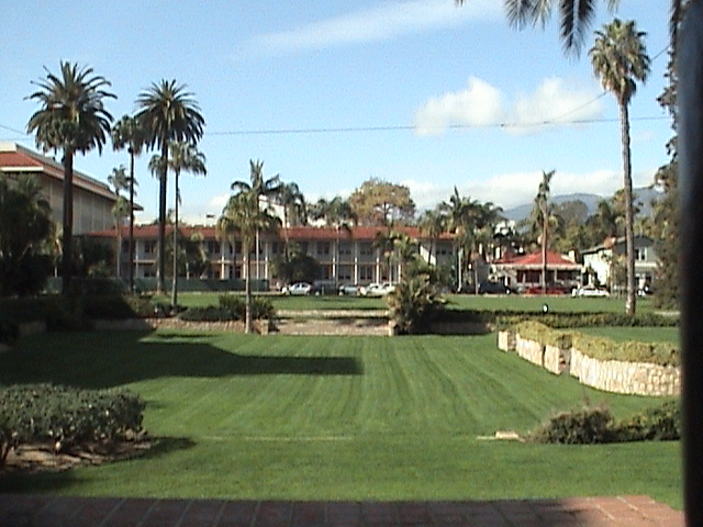 Santa Barbara, CA: Santa Barbara County Courthouse Sunken Garden view