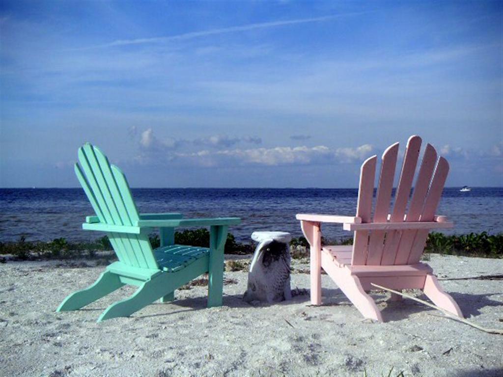 Bokeelia, FL: View of Paradise from "The Chairs"