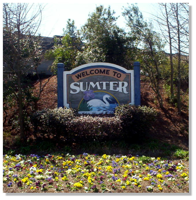 Sumter, SC: Welcome - corner of Pike Road and N. Main Street - Sumter, SC 2004