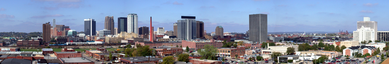 Birmingham, AL: Panorama of Birmingham