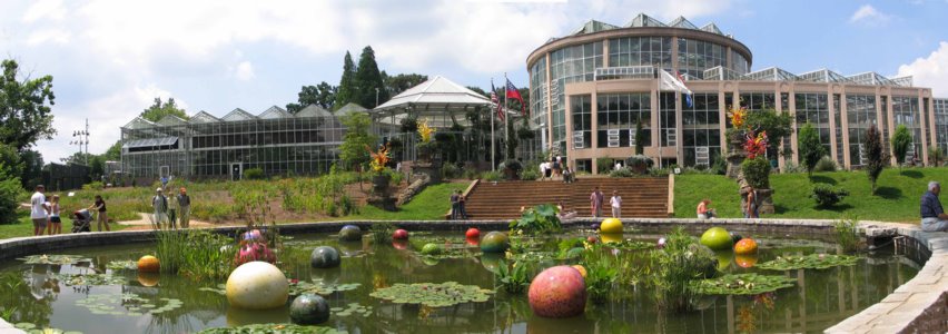 Atlanta, GA: Exhibit of Chiluly Glass in the Atlanta Botanical Garden July 2004