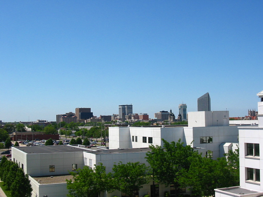 Wichita, KS: Wichita, KS skyline from Via Christi Regional Medical Center - St. Francis Campus