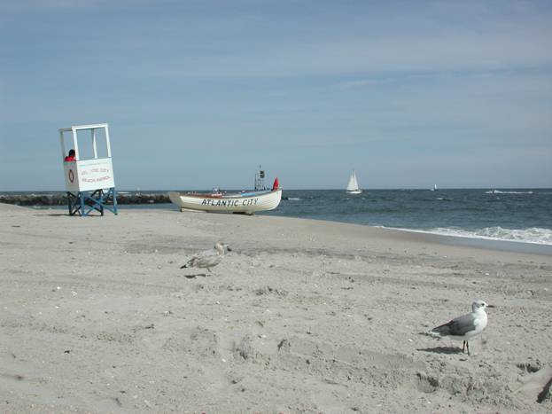 Atlantic City, NJ: Rhode Island Avenue at the Beach