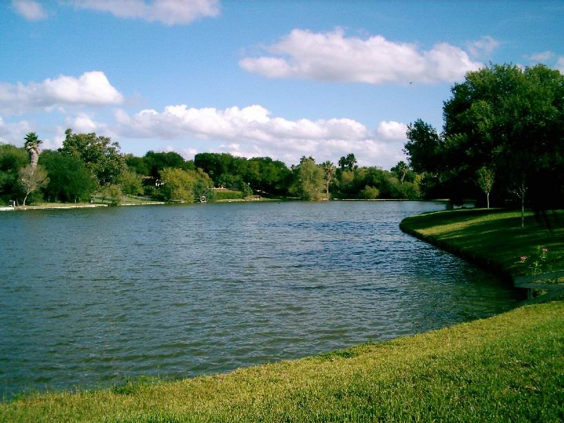 Brownsville, TX One of many resacas (oxbow lakes) found in the city